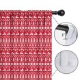 thumbnail image 4 of Blackout Kids Curtains,Red Christmas Pattern Childrens Insulated Curtains Set Of 2,Bedroom Essentials,Toddler Room Decor 42"x84", 4 of 5