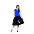 thumbnail image 1 of Chaqueta Letterman RG para mujer, color azul, talla pequeña, 1 of 1