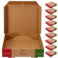 thumbnail image 4 of 10pcs Multi Functional Pizza Boxes, Food Grade Paper Containers with Grease Resistant and Leak Proof Design for Freshness and Structural Integrity, 4 of 5