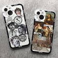 thumbnail image 2 of Funda de ojos de ángel para iPhone, carcasa suave de arte estético, Da Vinci, David, Mona, Lisa, 14, 13, 12, 11 Pro Max, Mini, X, XS, XR, 7, 8, 14 Plus, SE2 Fivean unisex, 2 of 2