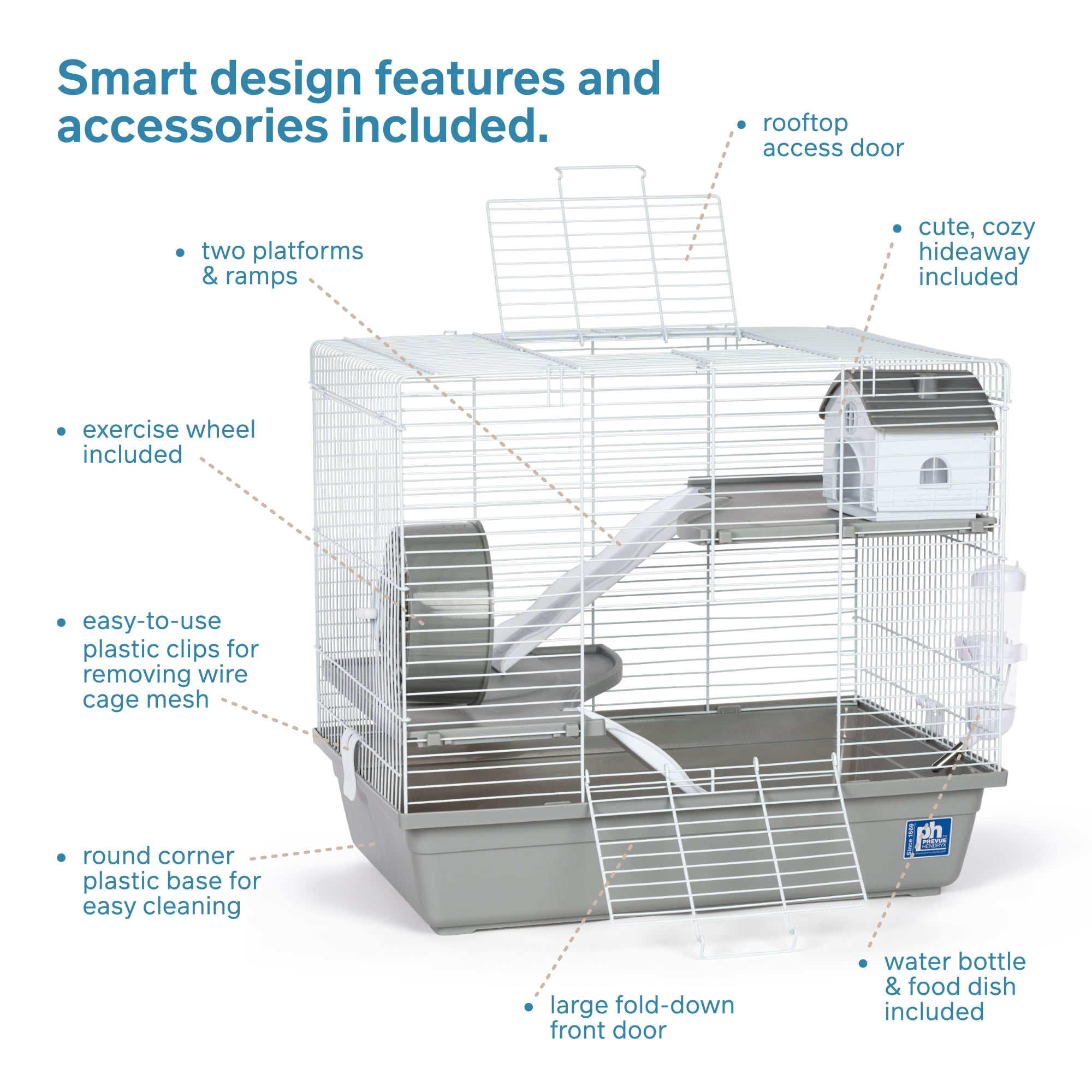 Prevue Pet Products Hamster Haven 3-Story Walk-Up Home
