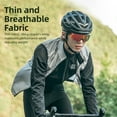 thumbnail image 6 of ROCKBROS Cycling Vest Windbreaker Full Zip Short Sleeved Jersey Men Women Gray, 6 of 9