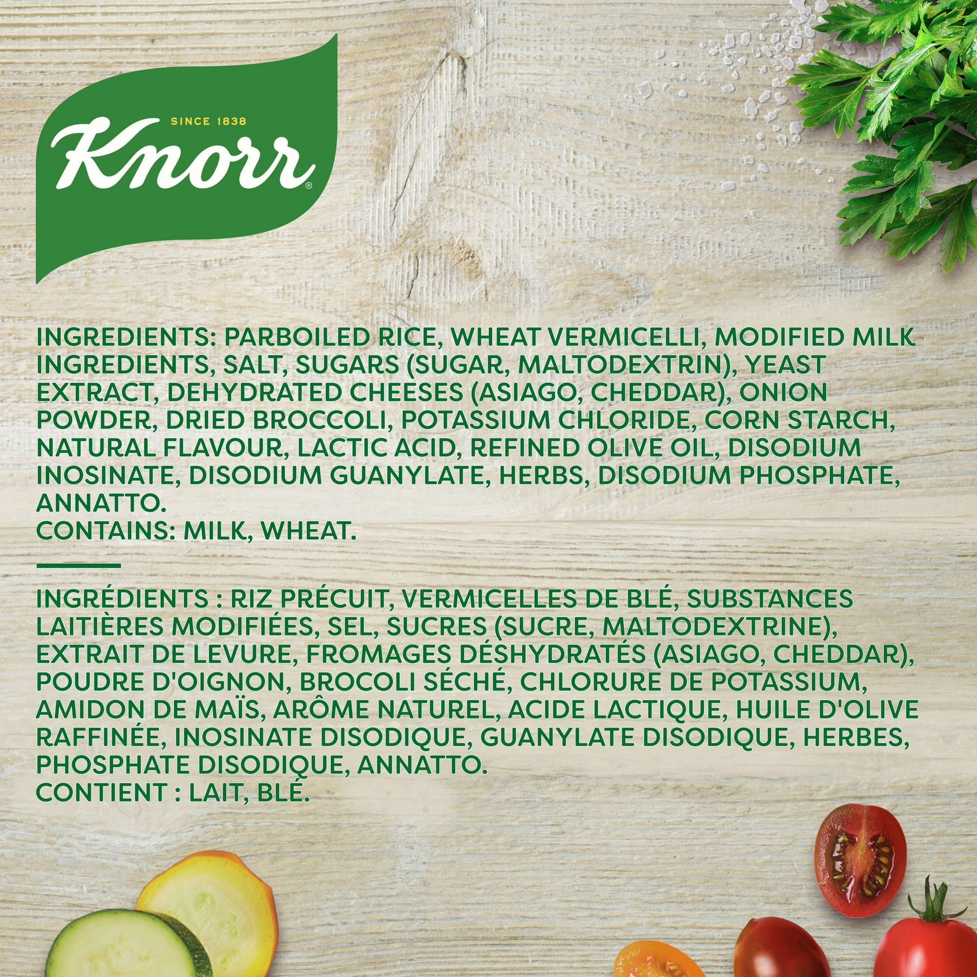 Plats d'accompagnement de Riz Knorr Sidekicks Cheddar & Brocoli 130 g Plats d'accompagnement