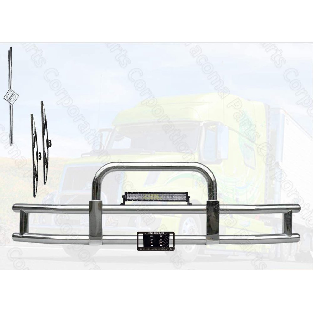 Volvo VNL 0417 Truck Bumper Guard Deer Grill Guard Moose Rectangular