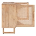 thumbnail image 6 of Bowery Hill Modern / Contemporary Wood Cane Console in Natural, 6 of 19