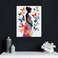 thumbnail image 4 of Nawypu Vintage Medical Posters medical wall art canvas Pregnancy Art Print Woman With Child Watercolor Pregnant Woman Medical Art Poster Gynecology Midwifery wood Framed Modern Canvas Wall Art, 4 of 4