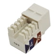 thumbnail image 2 of Keystone Jack Insert/Punch-down SLIM - Cat 6 RJ45 Networking, White, 2 of 2