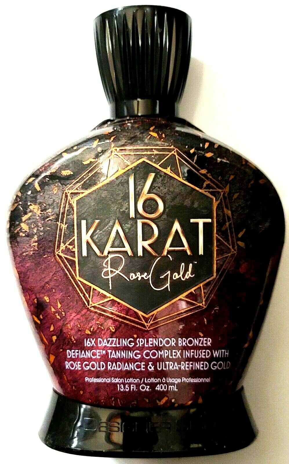 DS 16 Karat Rose Gold Dazzling Splendor Bronzer Tanning Bed Lotion 13