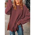thumbnail image 4 of Sudadera SHEWIN holgada casual de manga larga para mujer, 4 of 6