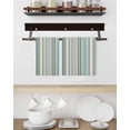 thumbnail image 3 of Light Blue Striped Kitchen Dish Towels for Drying Dishes Set of 4, Farmhouse Thin Line Modern Abstract Art Waffle Weave Microfiber Hand Tea Bathroom Towels Quick Dry & Absorbent Towel 15.7x23.6, 3 of 7