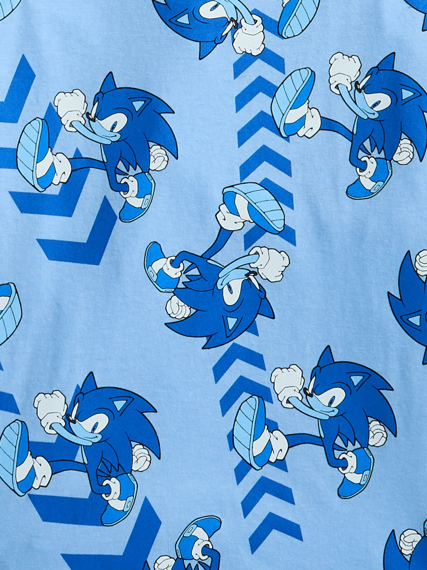 Sonic the Hedgehog Boys Crewneck Graphic Tee with Short Sleeves, 3-Pack, Sizes XS-2XL