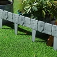 thumbnail image 1 of 10PCS Plastic Border Edging Garden Grass Fence Wall, 1 of 5