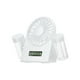 thumbnail image 2 of Ventilador de mano recargable | Pequeño ventilador portátil de escritorio con 4 velocidades | Viento potente y silencioso | Spray de hidratación | Recargable por USB para oficina, viajes y hogar, 2 of 6