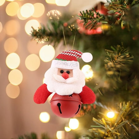 

TANGNADE Christmas Decorations Gift Christmas Tree Christmas Gift Bear Deer Snowman With Bell Small Pendant