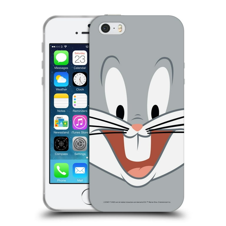 Head Case Designs Officially Licensed Looney Tunes Full Face Bugs Bunny  Soft Gel Case Compatible with Apple iPhone 5 / 5s / iPhone SE 2016 -  Walmart.com