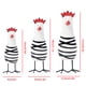 thumbnail image 2 of Juego De Pollo Tallado De Madera De Estilo Mediterráneo, 3 Uds., Figurita Coleccionable, Escaparate, Figurita De Pollo, Adornos Pintados A Mano sonducket HA029514-00, 2 of 6