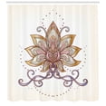 thumbnail image 3 of Ambesonne Lotus Shower Curtain, Flowers Motif, 69"Wx75"L, Multicolor, 3 of 3