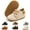 Beige, variant on Baby Boys Girl Lace Up Leather Sneakers Soft Rubber Sole Infant Moccasins Newborn Oxford Loafers Rubber Sole Anti-Slip Toddler Wedding Uniform Dress Shoes 0-18 Months