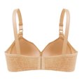 thumbnail image 7 of Sevevn Women's Solid Color Seamless Nude Lifting Soft Support Bra For Women Everyday Bras Beige XXXXXL Holiday Gift Finder, 7 of 7