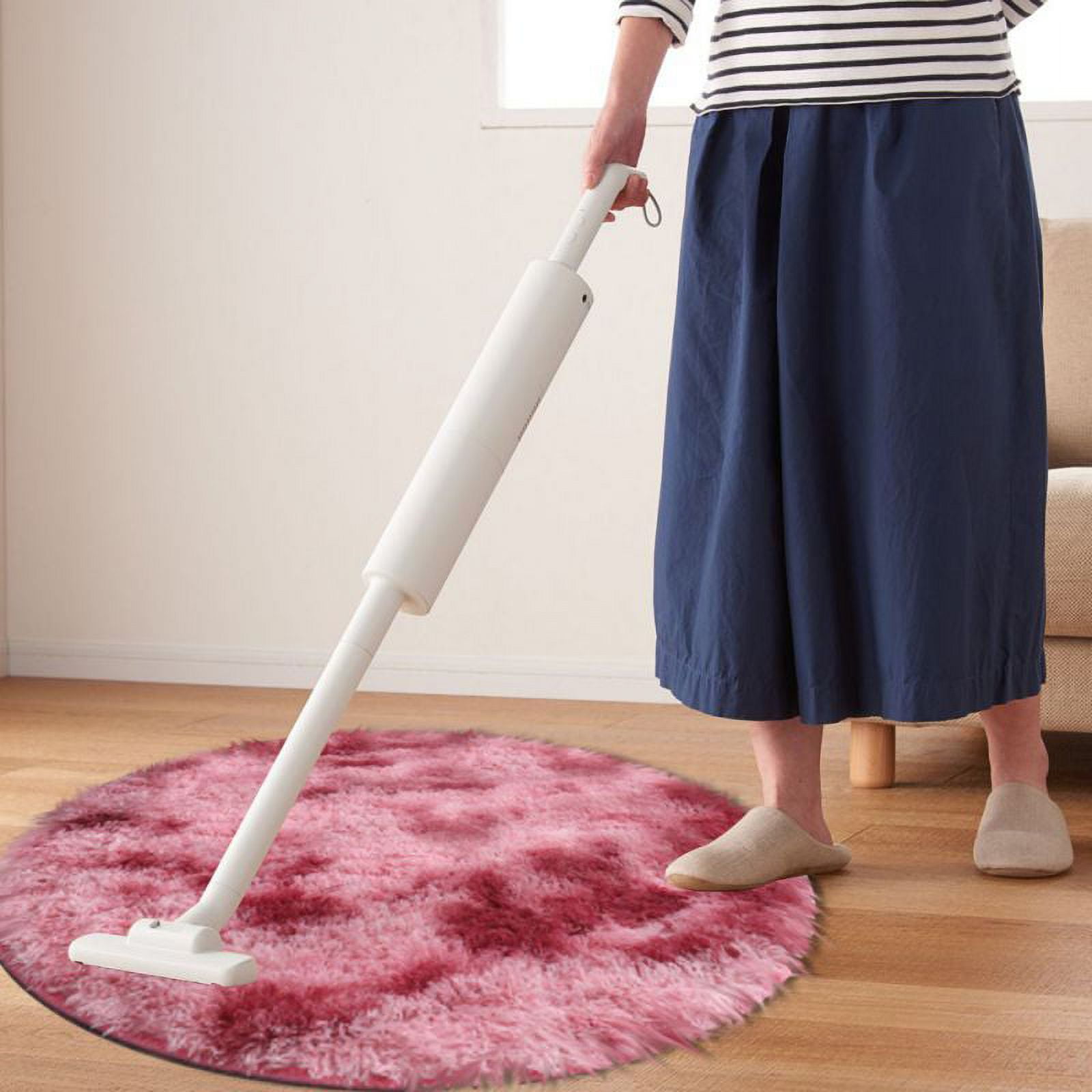 Fluffy Shaggy Round Area Rug For Kids Children Bedroom Playroom Round Plush Carpet Living Room Decor Soft Faux Fur Luxury Rug Plush Multicolor Area Rug