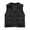 Black, variant on hotojiny Men's Cargo Vest Lightweight Zip up Sleeveless Travel Vest with Multi-pockets Outdoor Hiking Fishing Outwear