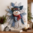 thumbnail image 5 of Festive Quilted Christmas Door Hanging DIY Sewing Kit; 3D Padded Patchwork Set for Beginners, Complete Fabric Kit for Front Door, Mantel, Wall, Office Decor, Gift for Craft Lovers,Snowman, 5 of 6