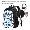thumbnail image 2 of Wukai Cute Cartoon Dinosaurs Travel Laptop Backpack: Business Water-Resistant Bag with USB Charging Port, Ideal College Backpack for Men & Women, 2 of 6