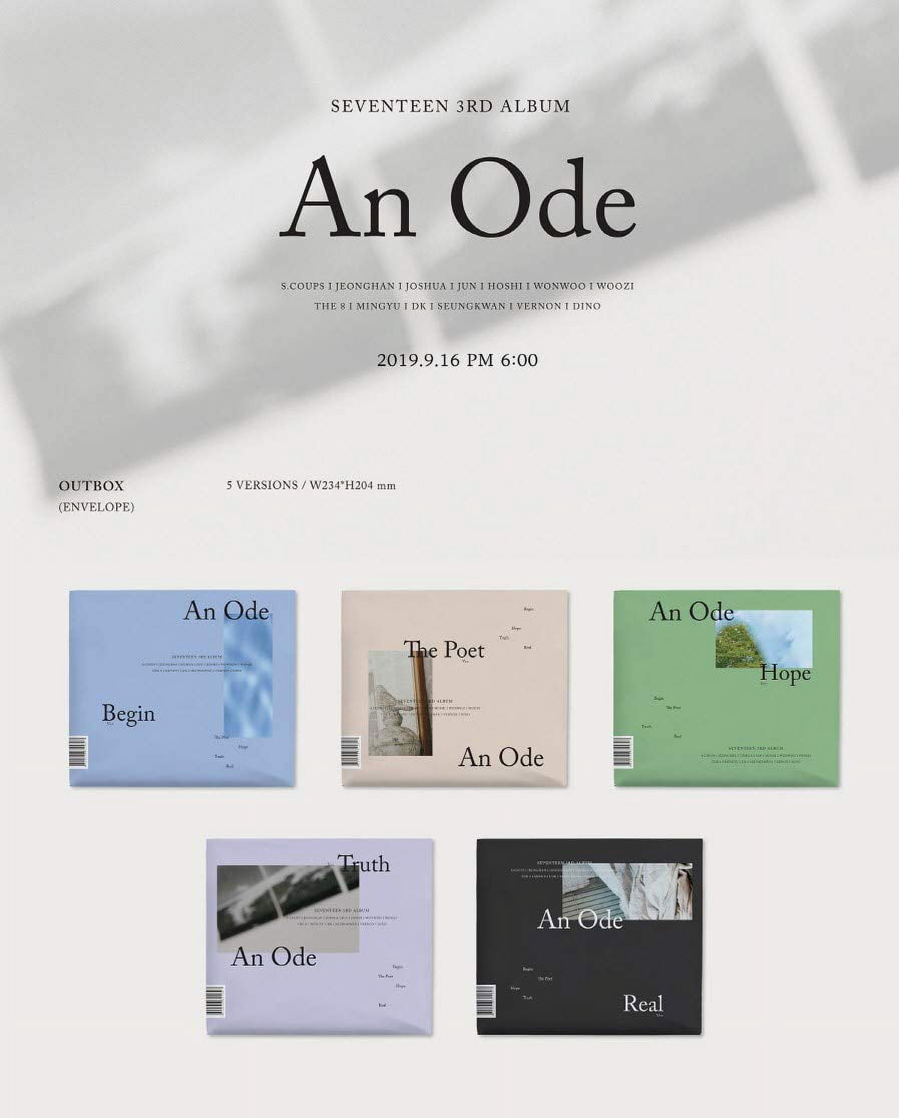 Pledis Entertainment, Seventeen, An Ode (Vol. 3) CD, Photobooks