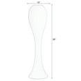 thumbnail image 6 of 39" Tall White Narrow Unique Fiberglass Modern Floor Vase, 6 of 6