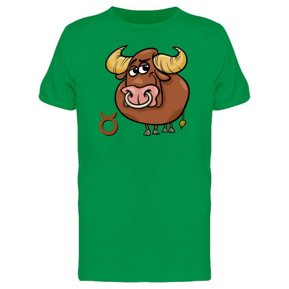 Adorable Taurus Zodiac Cartoon Tee Men's -Image by Shutterstock