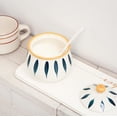 thumbnail image 5 of Sugar Bowl Farmhouse Ceramic with Lid and Spoon 12 oz Dishwasher Safe, 5 of 8