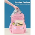 thumbnail image 7 of 4 Pack Extra Large Pencil Box, Plastic Pencil Case Organizer, Clear Crayon Box Marker Organizer, Stackable Craft Organizers and Storage for Pen, Craft, Art Supply(Grey), 7 of 7