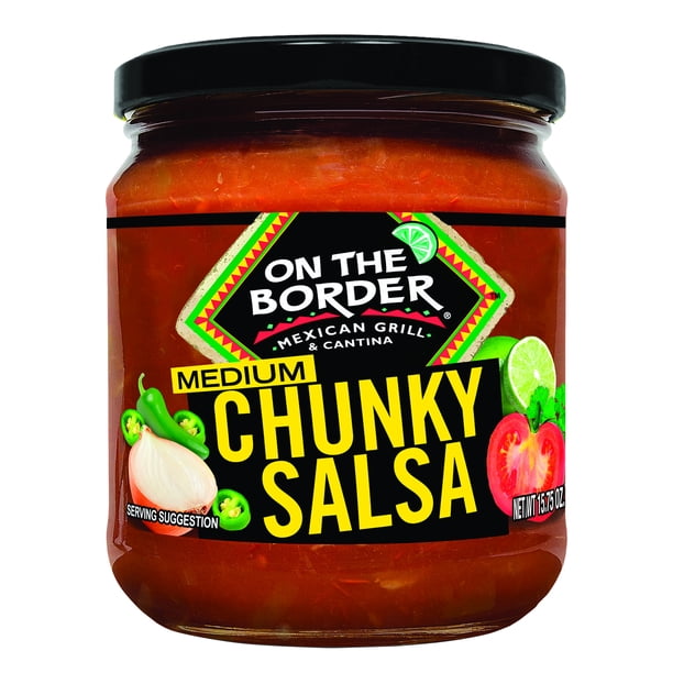 On The Border Medium Chunky Salsa, 15.5 Oz.