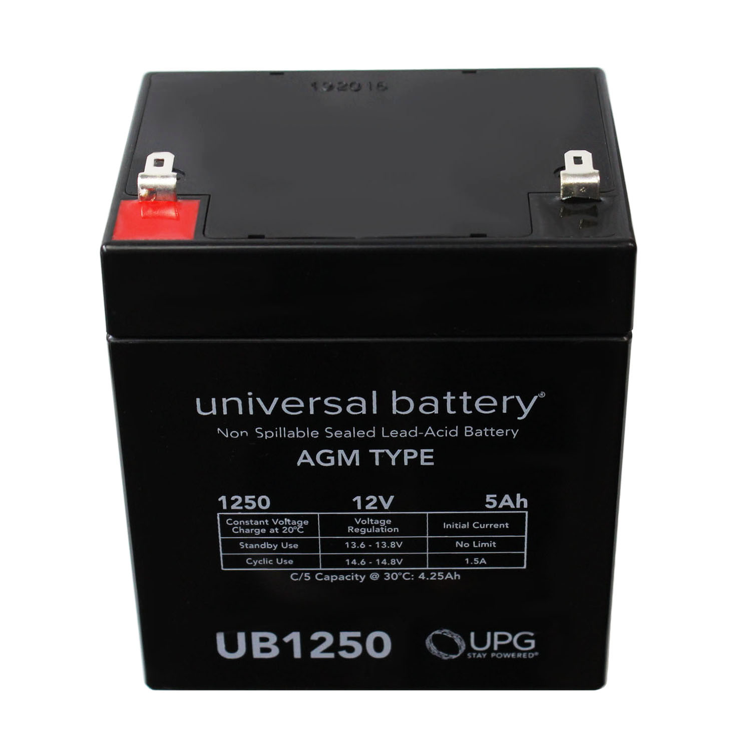 New 12V 5ah Sealed Lead Acid Battery Replacement for ADEMCO Alarm System - image 3 of 6