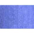 thumbnail image 1 of Ahgly Company Machine Washable Indoor Rectangle Oriental Blue Industrial Area Rugs, 2' x 3', 1 of 4