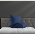 thumbnail image 3 of Micropuff Pillow Protectors with Zipper Queen Size Navy - Premium Brushed Microfiber Pillow Covers, Hypoallergenic Pillowcases with Zipper (4 Pack, Queen 20x30), 3 of 6