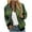 Green, variant on Lindreshi Fall Jackets for Women Quilted Women's Casual Temperament Fashion Stand Collar with Pocket Zipper Jacket Printed Long Sleeve Casual Jacket