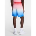 thumbnail image 3 of Athletic Works Men's and Big Men's Ombre America 250 Mesh Shorts, 7" Inseam, Sizes XS-5XL, 3 of 5