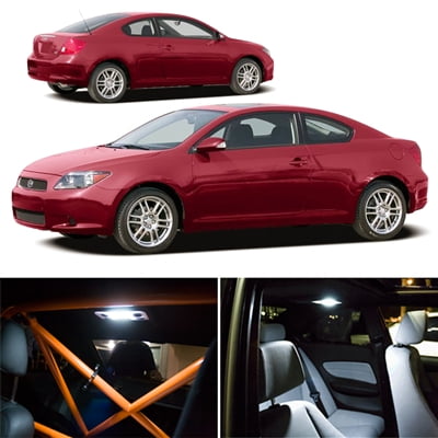 6 Piece Led Kit For Scion Tc Interior Package Led Lights Kit 2005 2007 6000k White