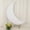 White, variant on BalsaCircle 6.5 feet Navy Blue Spandex Crescent Moon Backdrop Stand Cover Party Events