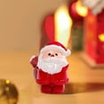 thumbnail image 6 of TanSiDing 2pcs Christmas Ornaments Santa Claus Snow Globe Miniature Plastic Decor for Holiday Tree Tabletop Party Decoration Festive Gift, 6 of 6