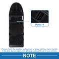 thumbnail image 4 of Interruptor de ventana eléctrica Unique Bargains No. 61319122111 para el lado del conductor delantero izquierdo para BMW 528i 535i 550i negro, 4 of 7