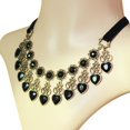 thumbnail image 1 of Collier Déclaration Collier Bavoir Gothique Vintage Mode Bijou de Costume, 1 of 10