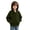 Army Green-47, variant on VIPOIN Boys Girls Zip‑Up Hoodie, Raglan Long Sleeve Soft Sweatshirt with Pockets, Sizes 5-16 Years