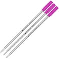 thumbnail image 3 of Lanier Combo Pack - 3 Pack - Monteverde Soft Roll Ballpoint C13 Paste Ink Refill Compatible with most Cross Style Ballpoint Pens - Pink (Medium Tip 0.7mm), 3 of 3