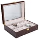 thumbnail image 3 of Caja De Reloj De Apariencia Elegante Fácil De Limpiar, Organizador De Relojes, Equipado Con Pulseras De Almohadas Peque?as Para Aretes, 3 of 8