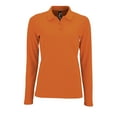 thumbnail image 1 of Sol's Polo Piqué à Manches Longues Parfait pour Femmes, 1 of 6