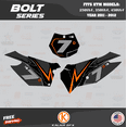 thumbnail image 2 of Kalair GFX Graphics Kit for Ktm MOTORCROSS 4-STROKE 250SX-F, 350SX-F, and 450SX-F (2011-2012) Bolt Series, 2 of 5