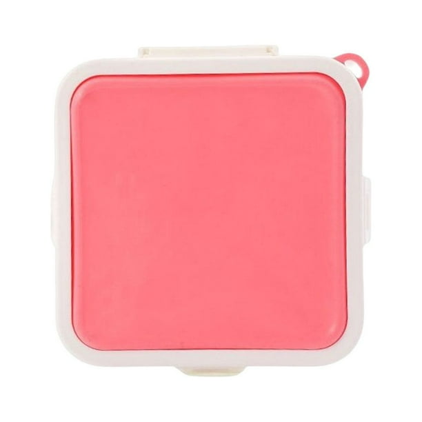 Wosthever Sandwich Lunch Box Contenedor de almacenamiento de aislamiento de alimentos Snack Breakfast Bento PP Boxes para picnic al aire libre Mostrada Rojo