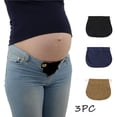 thumbnail image 1 of Jusqu'à 10 $ Ceinture Multicolore à Boutons Rallonges de Taille Ajustables Rallonge de Pantalon de Taille Réglable Grossesse Rallonge de Taille Maternité Femmes Rallonge de Maternité pour Femmes Enceintes Personne à Forte Taille, 1 of 9